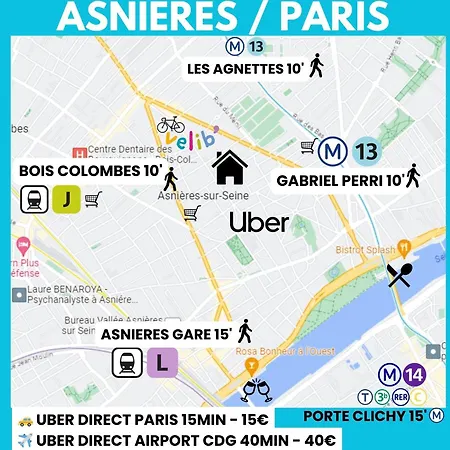 Le Vuitton - 2 Pieces A 15 Min De Paris