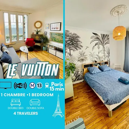 Le Vuitton - 2 Pieces A 15 Min De Paris *